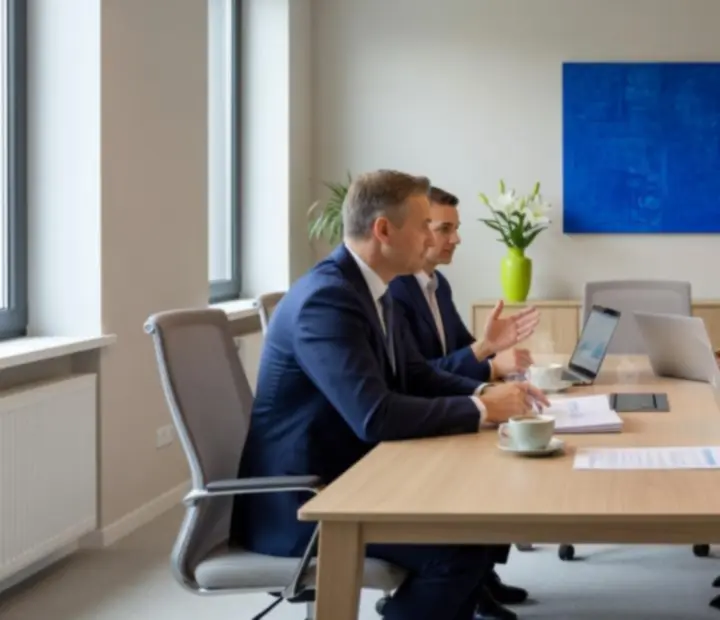 Spotkanie organizacyjne z klientem w biurze NAXSOL ENTERPRISES LTD